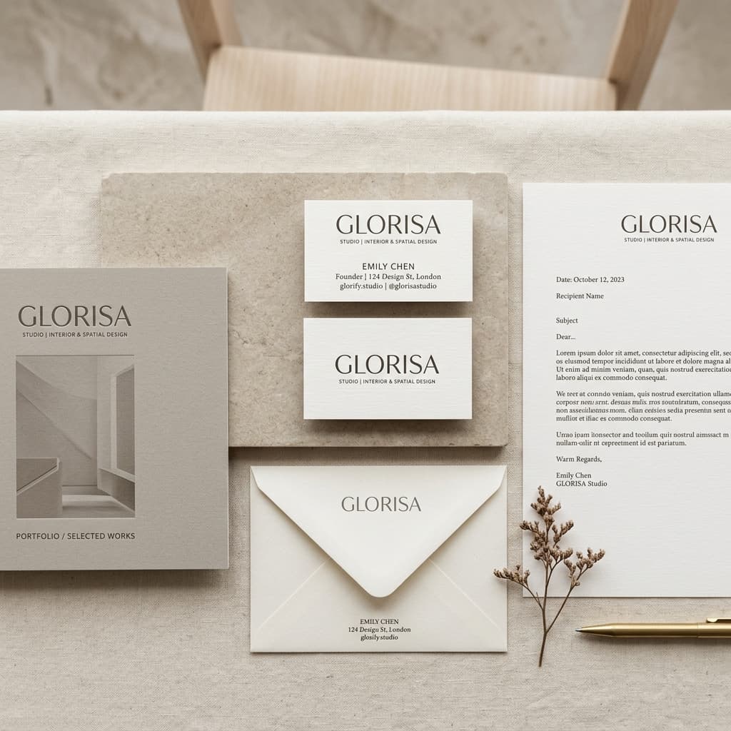 GLORISA Studio Spatial Branding - Folio Page 5