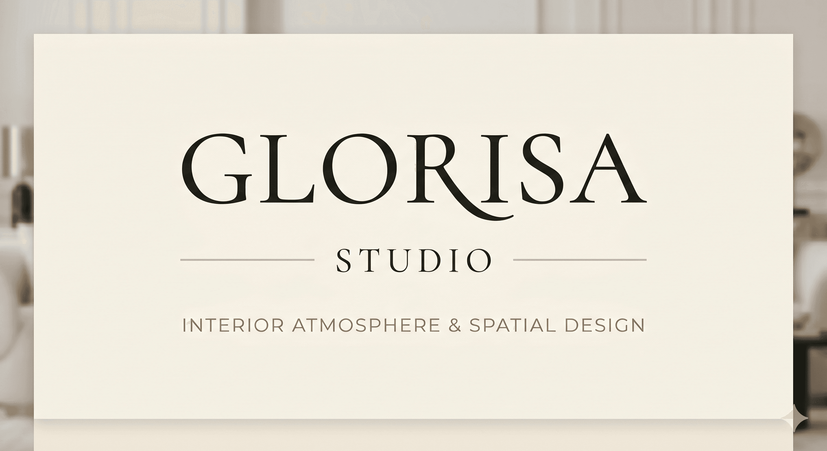 GLORISA Studio Spatial Branding - Folio Page 1