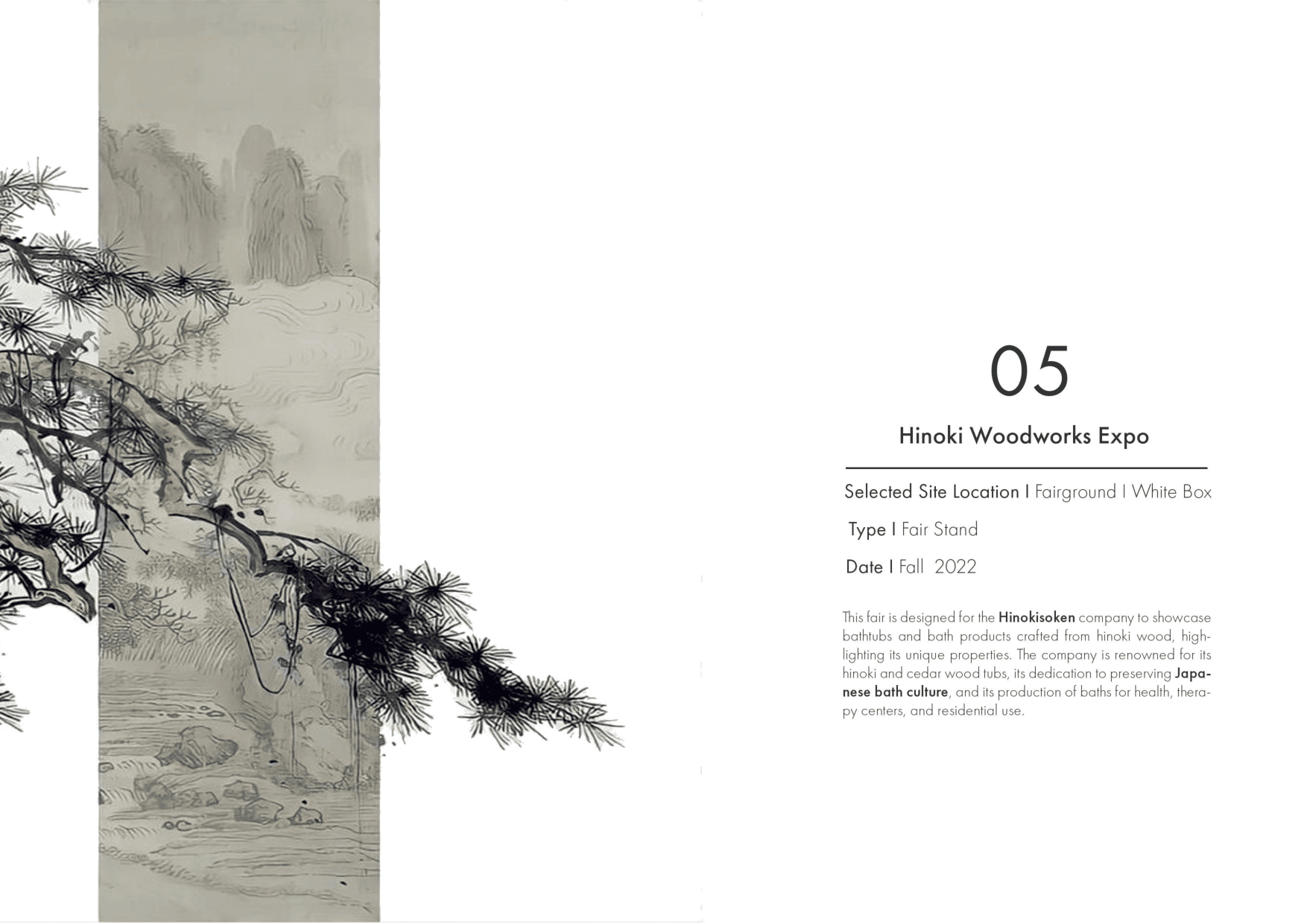 Hinoki Woodworks Expo - Folio Page 1