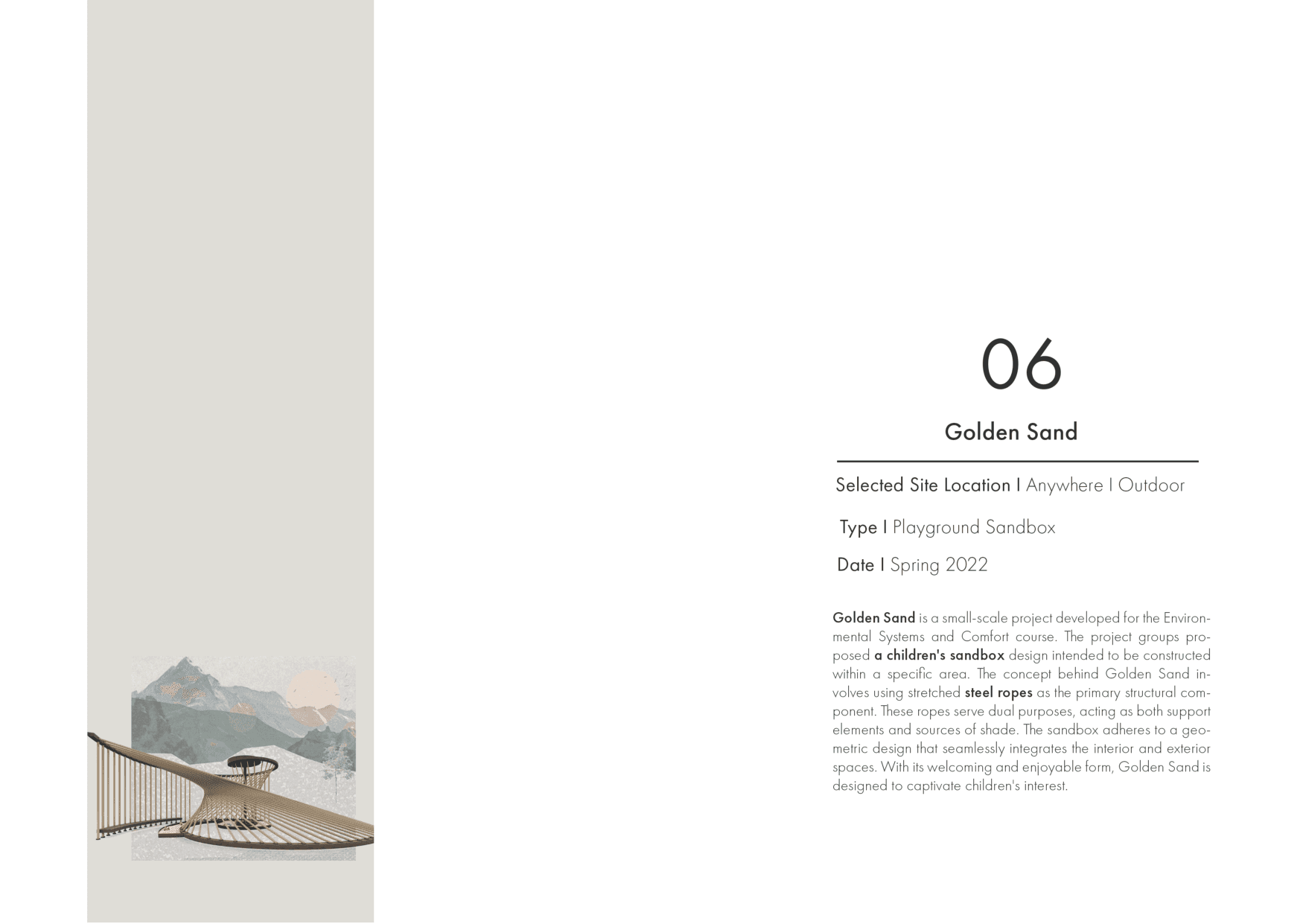 Golden Sand - Folio Page 1