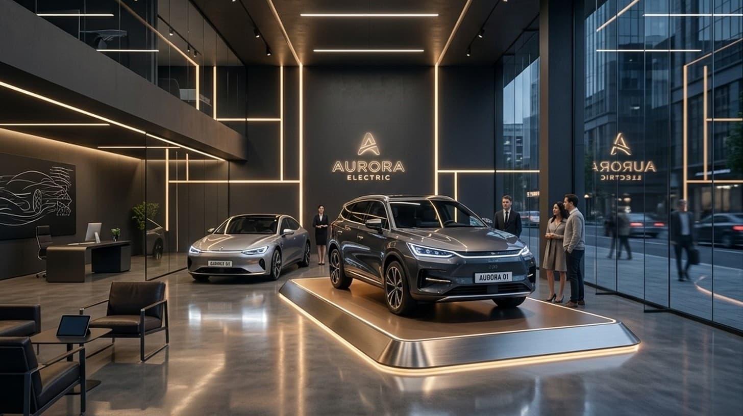 Automotive Showroom Scene - Folio Page 3