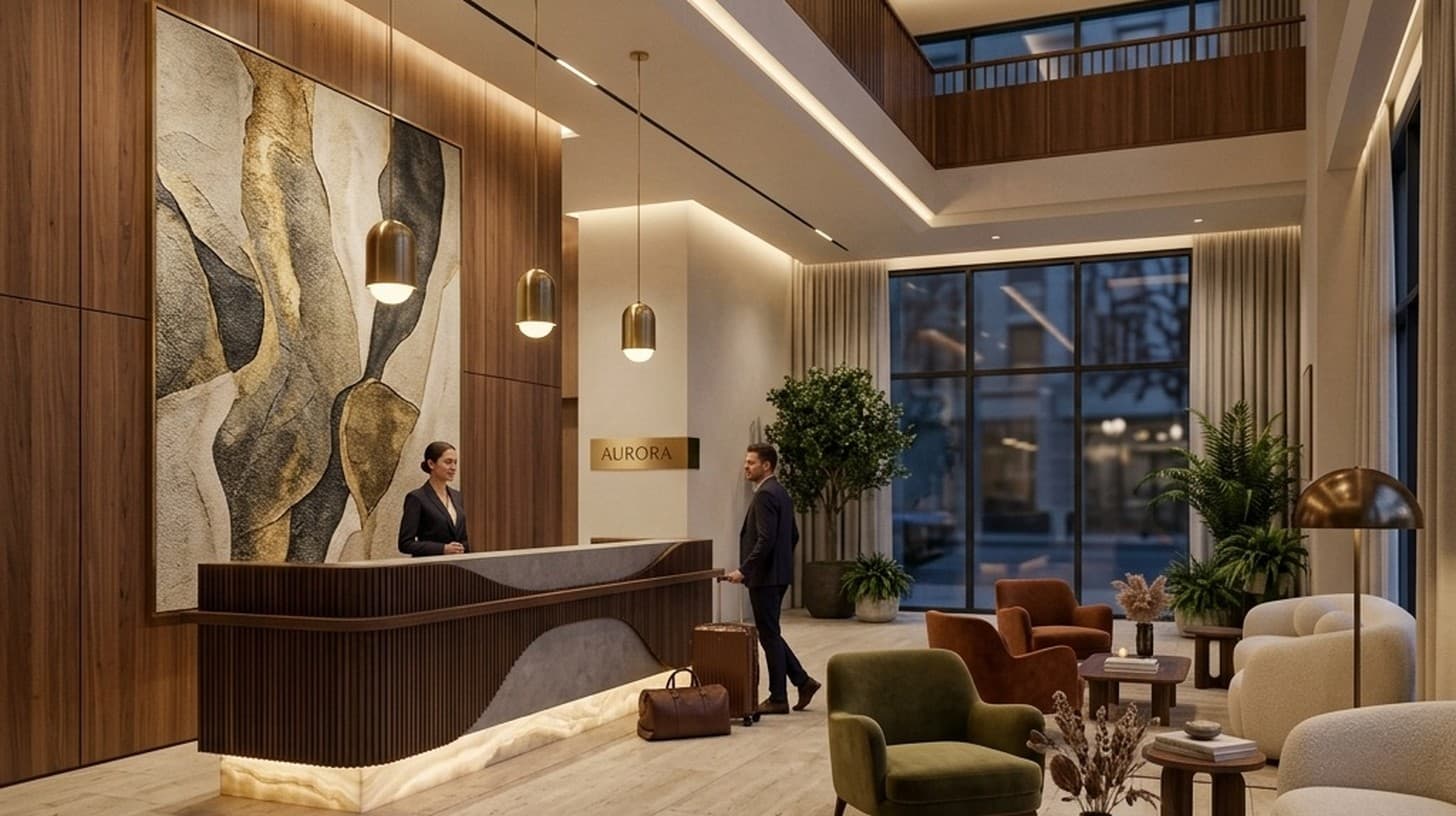 Luxury Hotel Lobby Brand Film - Folio Page 3